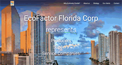 Desktop Screenshot of ecofactorflorida.com