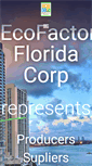 Mobile Screenshot of ecofactorflorida.com